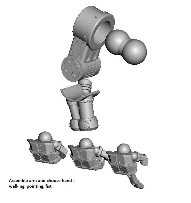 Dark Techno Gorillax Obsidion Automata 3D print model_7