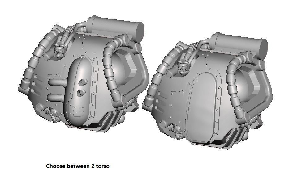 Dark Techno Gorillax Obsidion Automata 3D print model_5