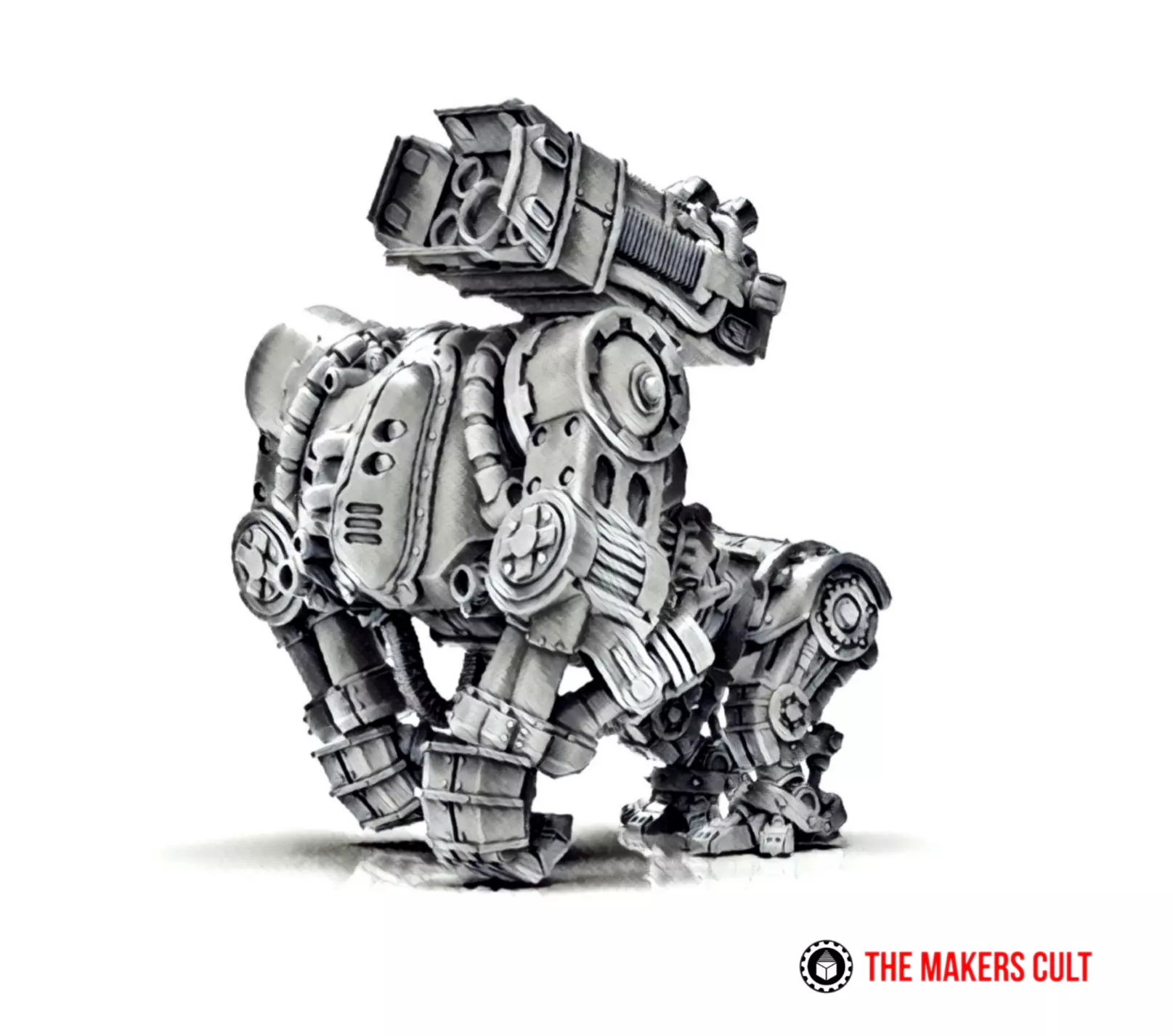 Dark Techno Gorillax Obsidion Automata 3D print model_0