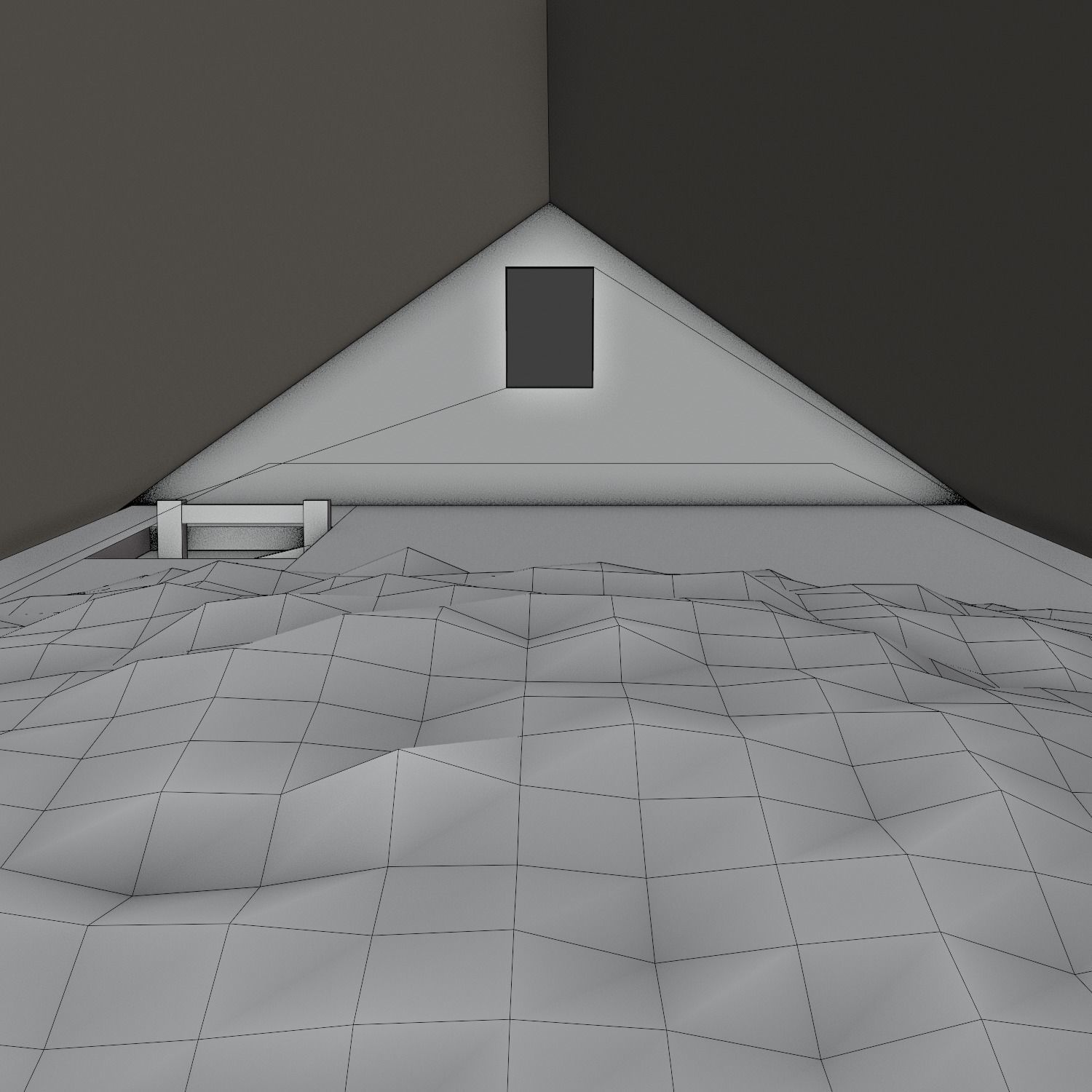 Abandoned workshop Game Raedy witch Interdoor Low-poly 3D model_8