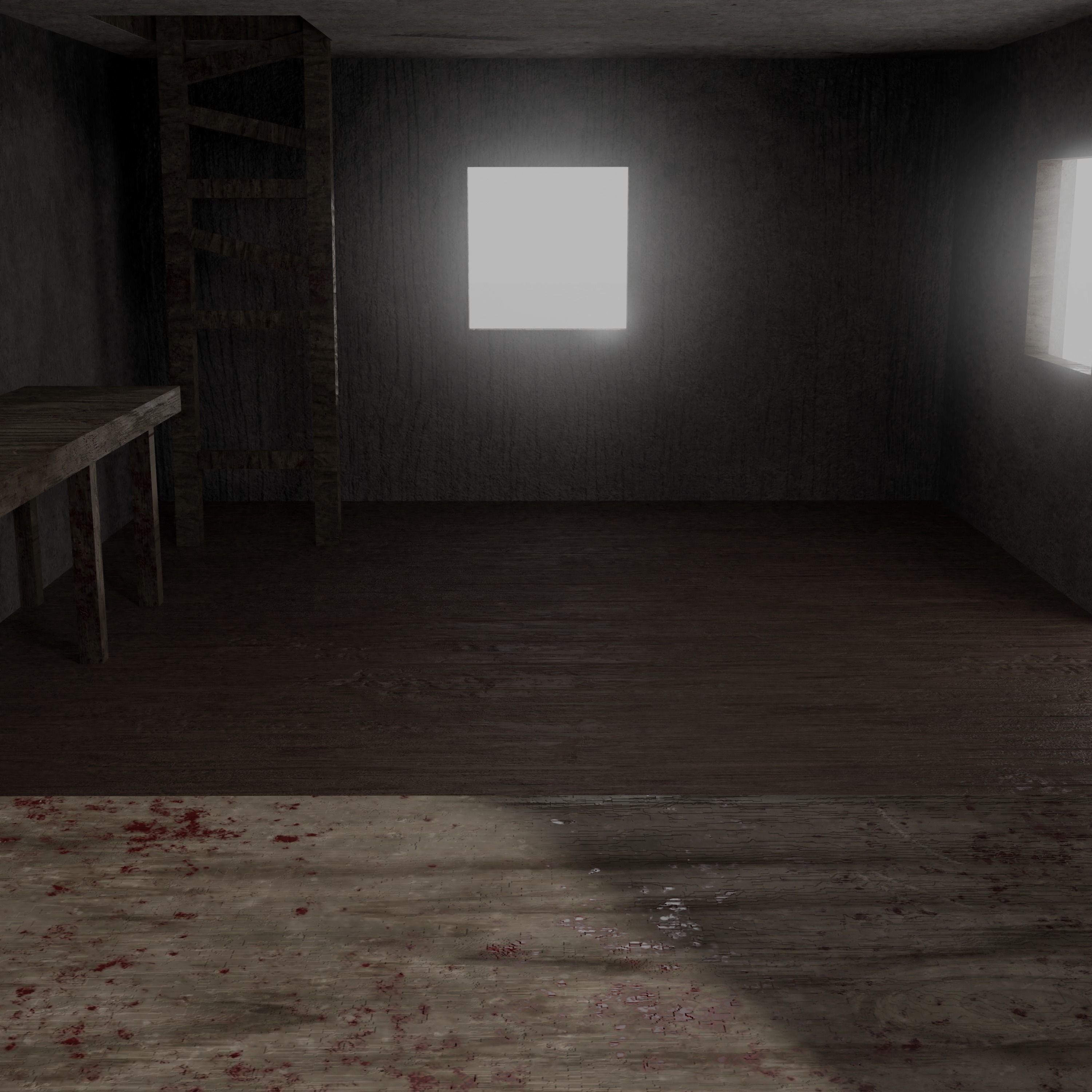 Abandoned workshop Game Raedy witch Interdoor Low-poly 3D model_5