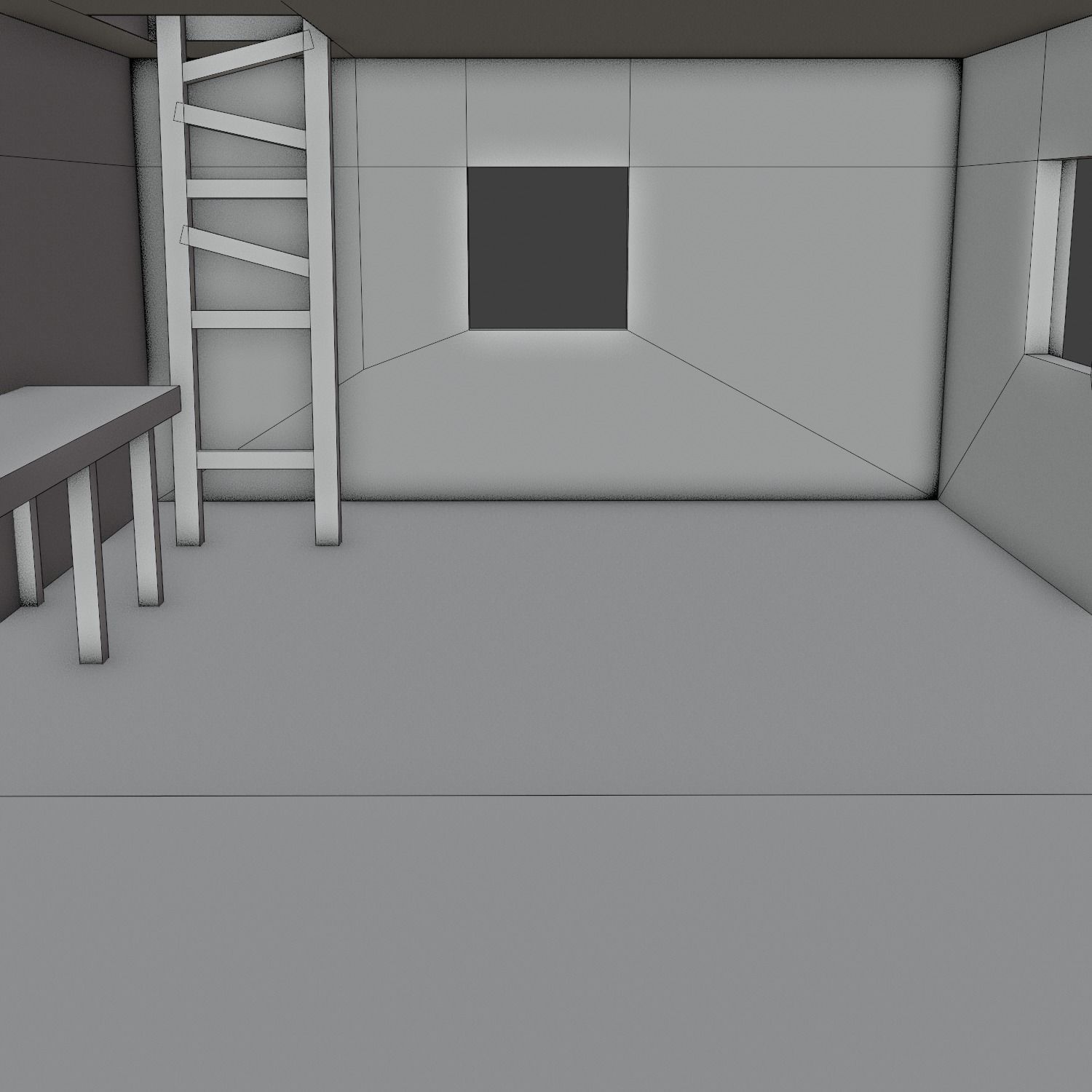 Abandoned workshop Game Raedy witch Interdoor Low-poly 3D model_6