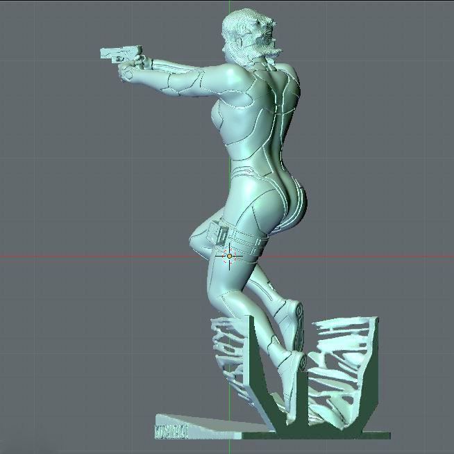 MOTOKO KUSANAGI GITS 2017 3D print model_7