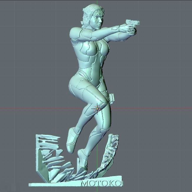 MOTOKO KUSANAGI GITS 2017 3D print model_16