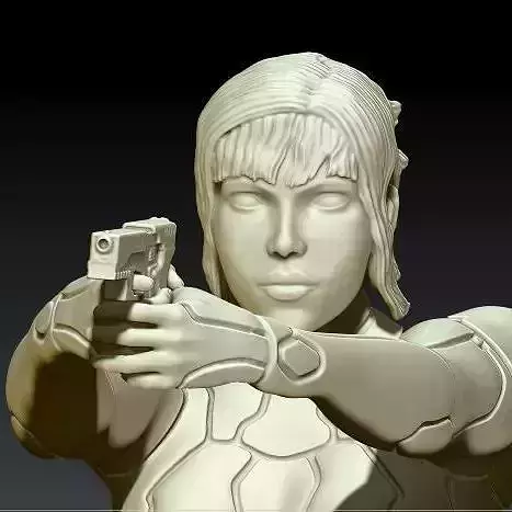 MOTOKO KUSANAGI GITS 2017 3D print model
