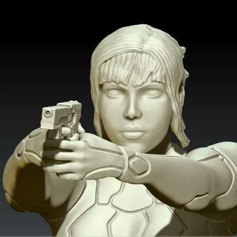 MOTOKO KUSANAGI GITS 2017 3D print model_0