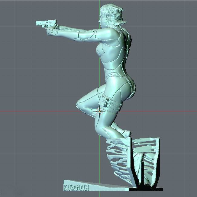 MOTOKO KUSANAGI GITS 2017 3D print model_8