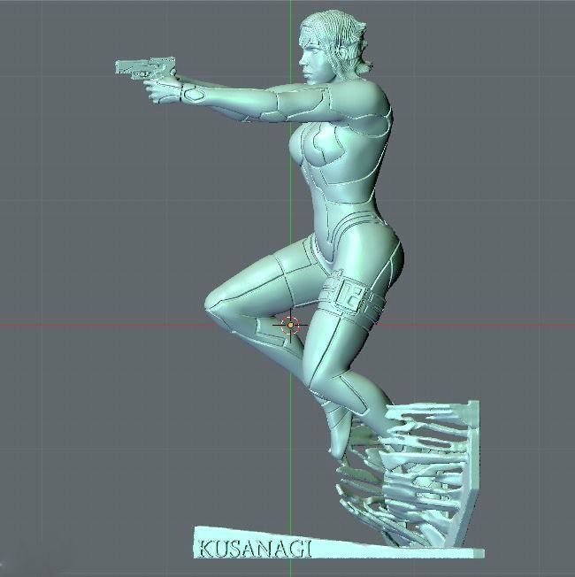 MOTOKO KUSANAGI GITS 2017 3D print model_10