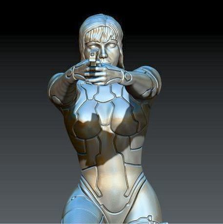MOTOKO KUSANAGI GITS 2017 3D print model_27