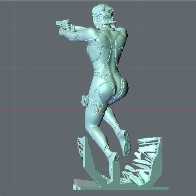 MOTOKO KUSANAGI GITS 2017 3D print model_6