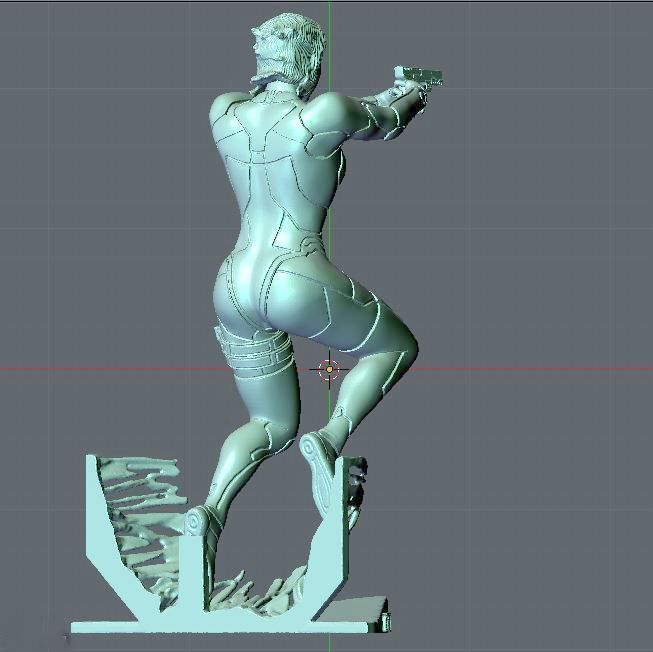 MOTOKO KUSANAGI GITS 2017 3D print model_22