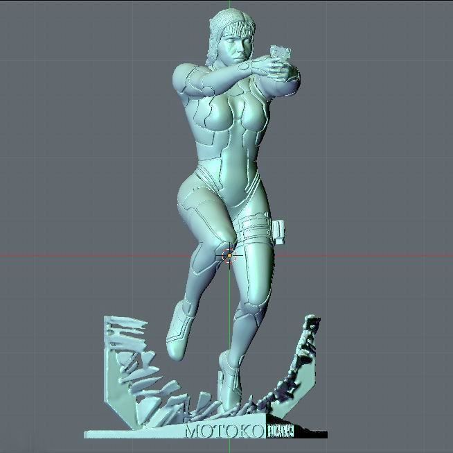 MOTOKO KUSANAGI GITS 2017 3D print model_15