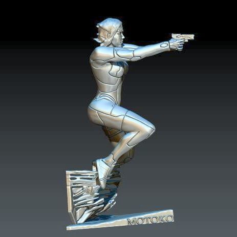 MOTOKO KUSANAGI GITS 2017 3D print model_31