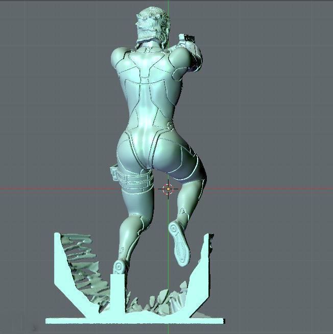 MOTOKO KUSANAGI GITS 2017 3D print model_3