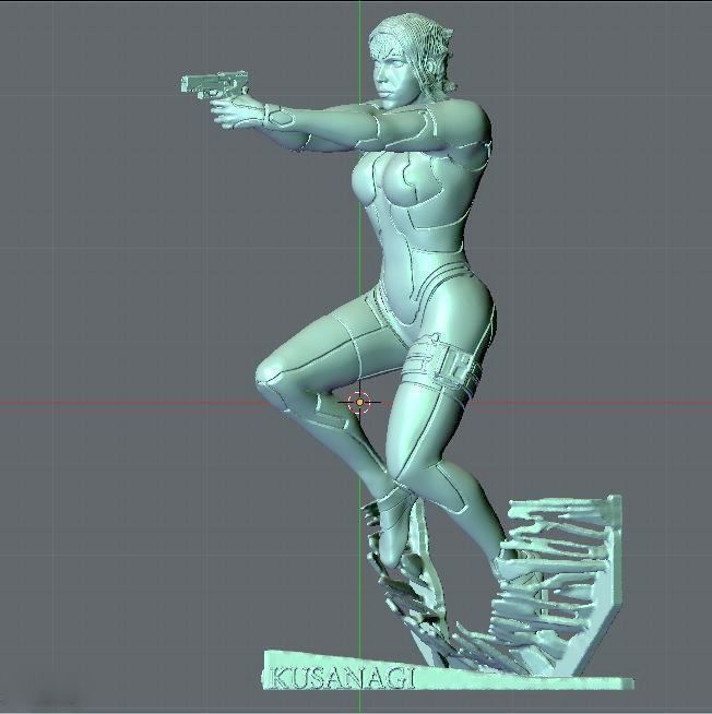 MOTOKO KUSANAGI GITS 2017 3D print model_11