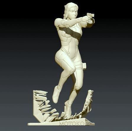 MOTOKO KUSANAGI GITS 2017 3D print model_24