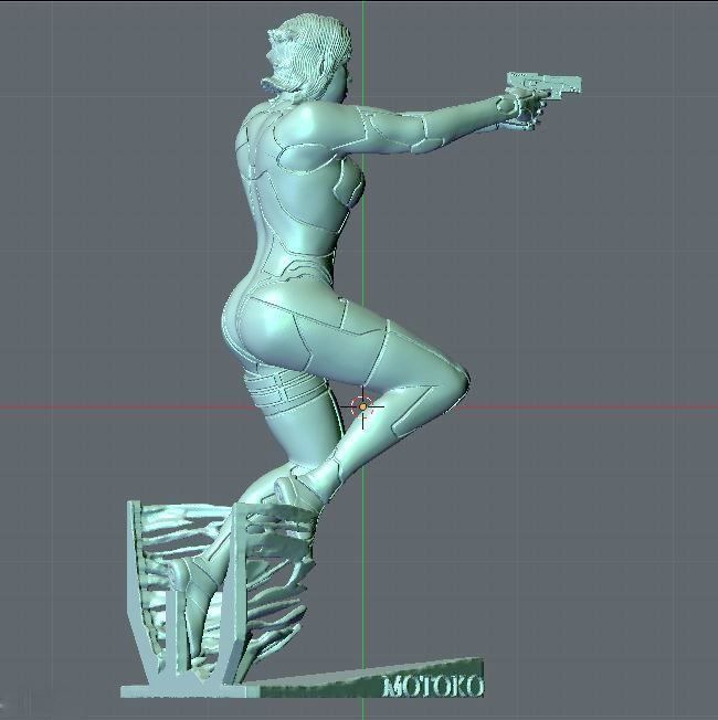 MOTOKO KUSANAGI GITS 2017 3D print model_20