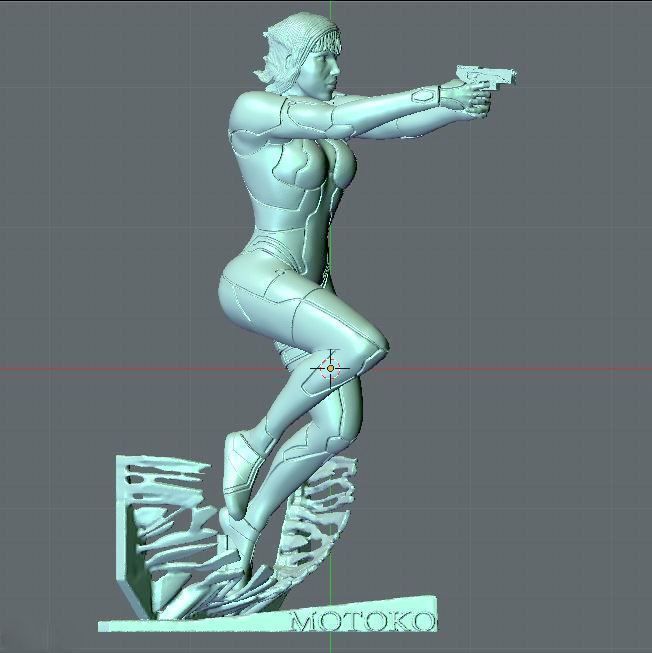 MOTOKO KUSANAGI GITS 2017 3D print model_17