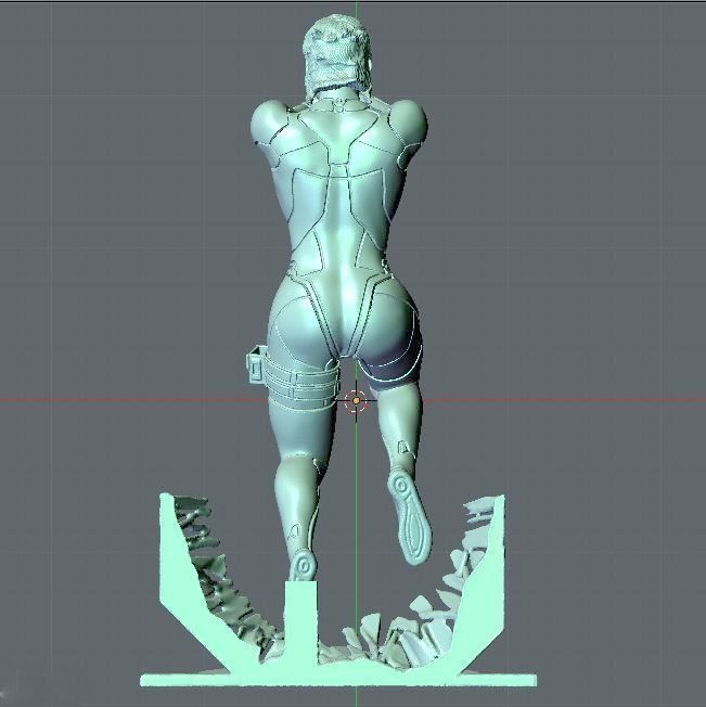 MOTOKO KUSANAGI GITS 2017 3D print model_4