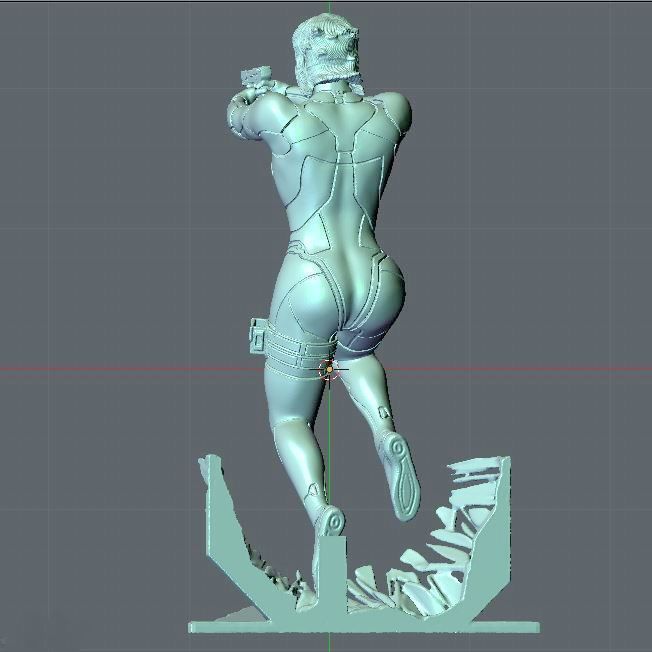 MOTOKO KUSANAGI GITS 2017 3D print model_5