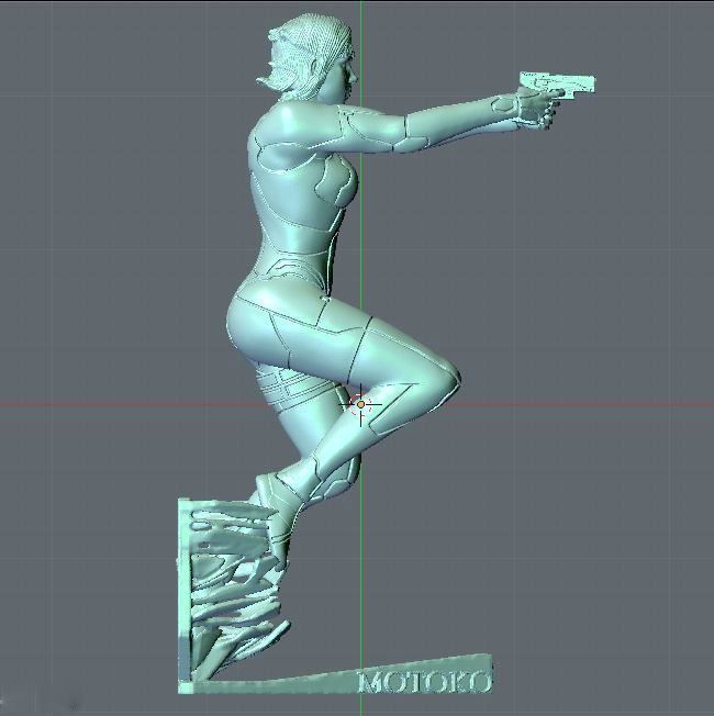 MOTOKO KUSANAGI GITS 2017 3D print model_19