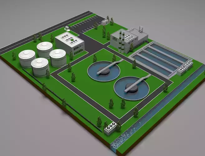 Isometric Treatment Plant