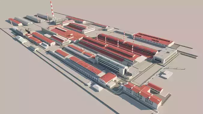 Factory 3D model