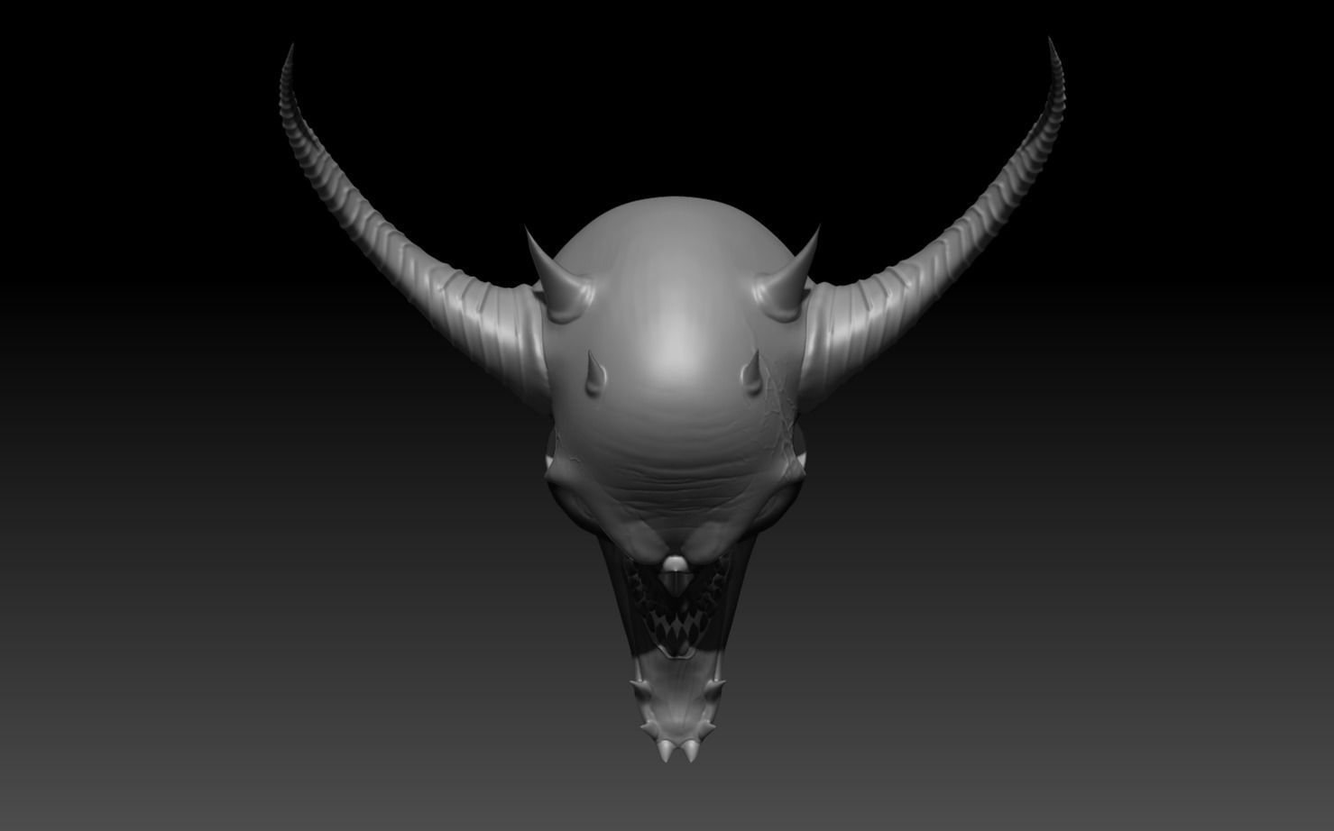 Skull design 3D model_9