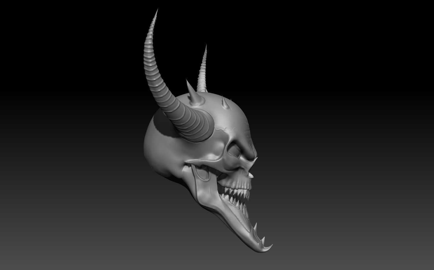 Skull design 3D model_6