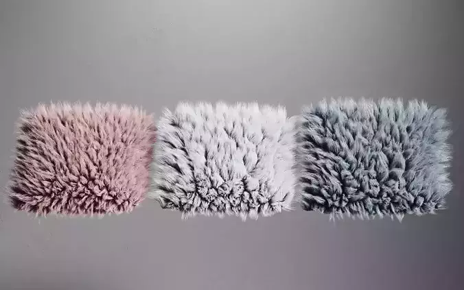 Sheepskin fur pillows