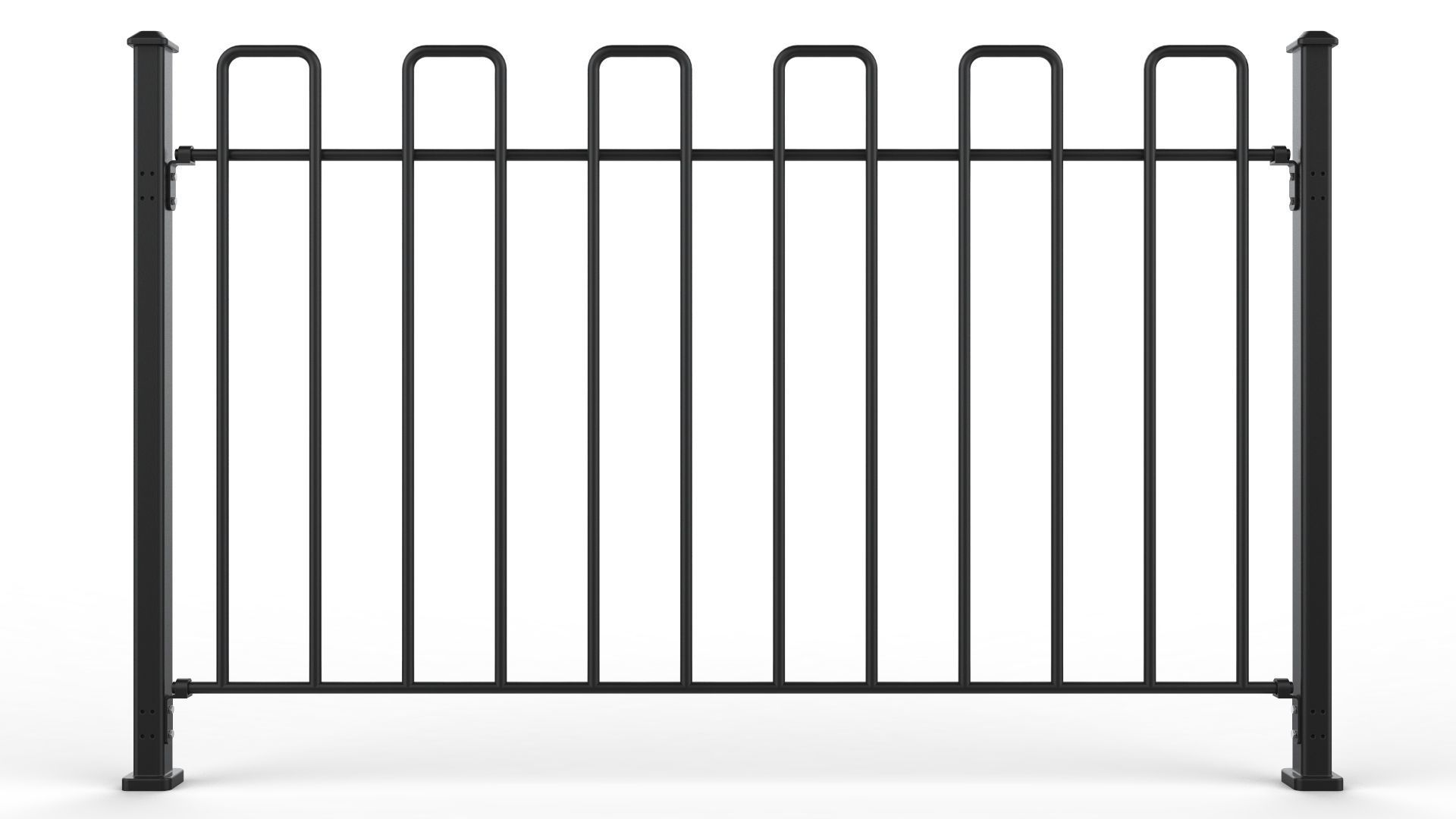 Fence Metal 02 3D model_5