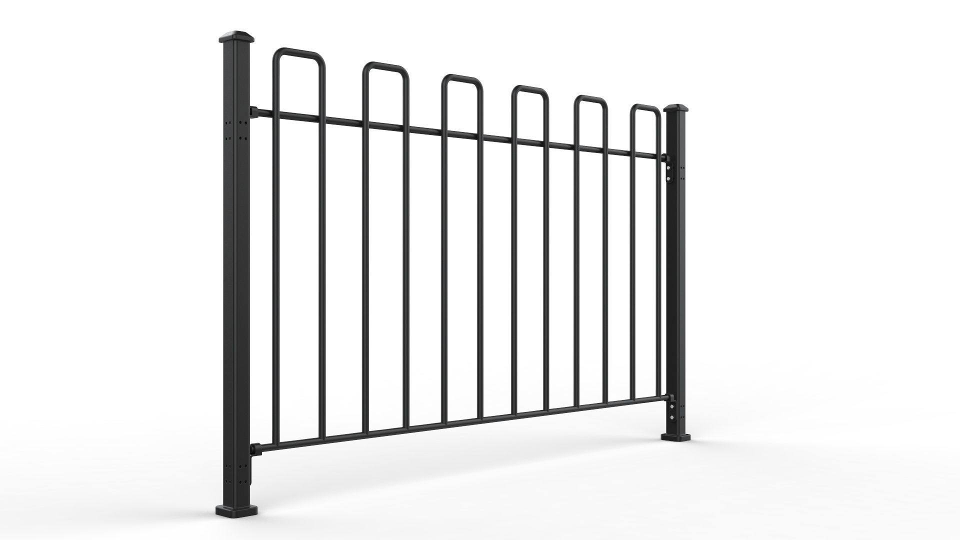 Fence Metal 02 3D model_6