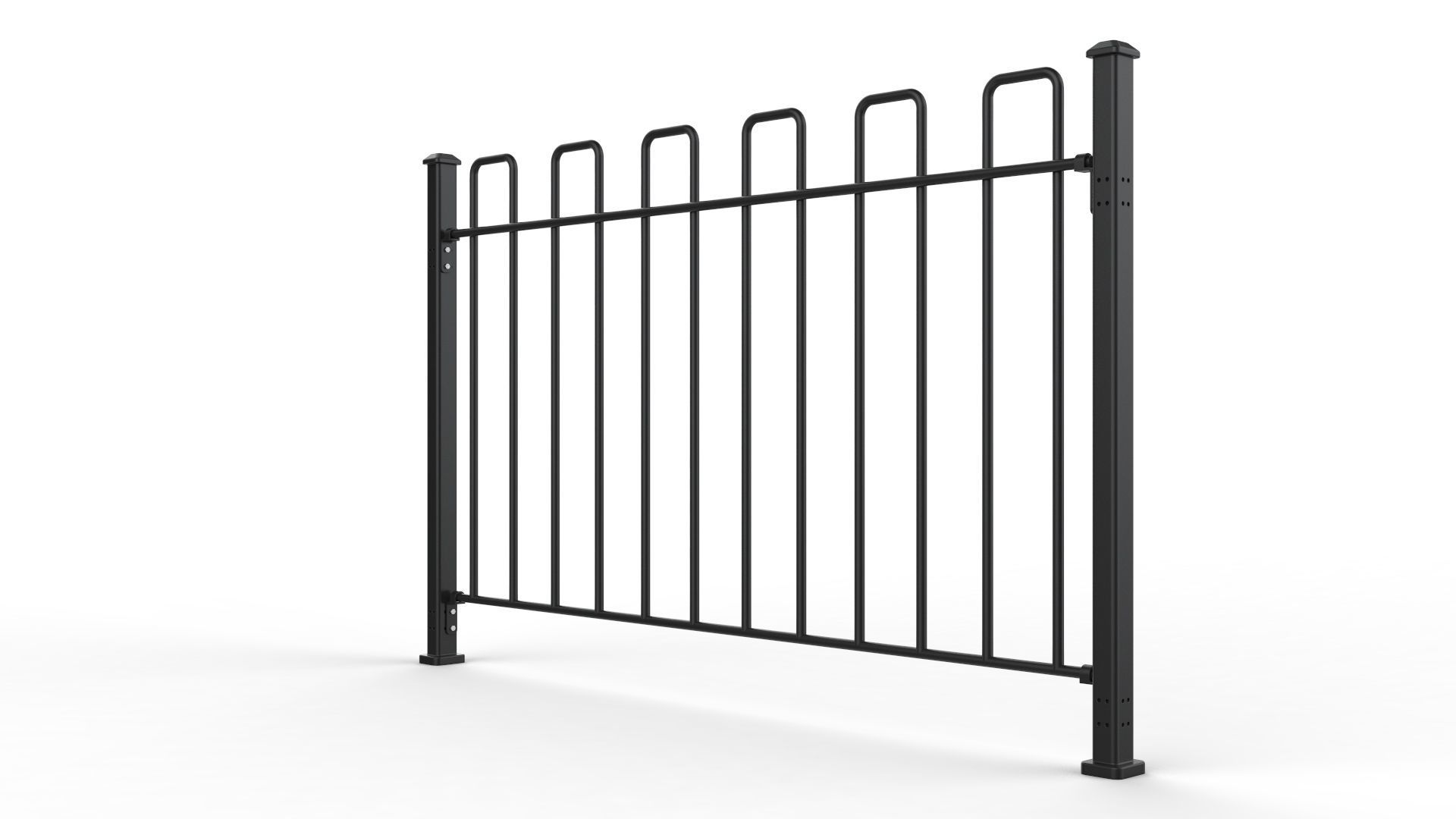 Fence Metal 02 3D model_8