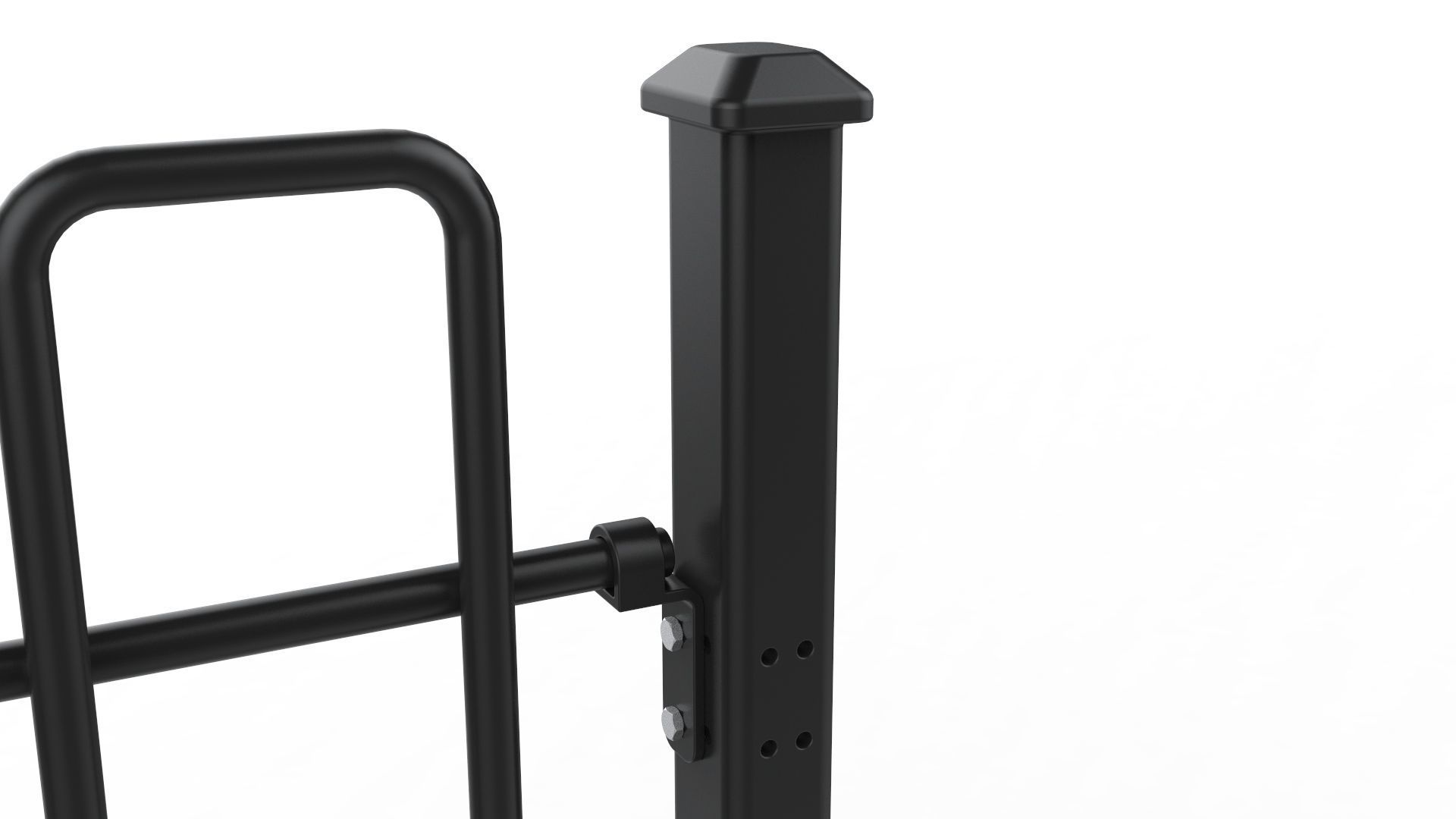 Fence Metal 02 3D model_2