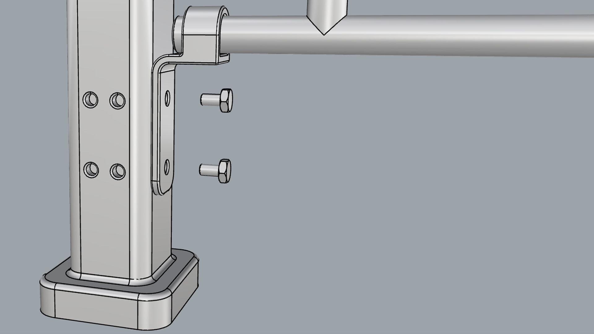 Fence Metal 02 3D model_21