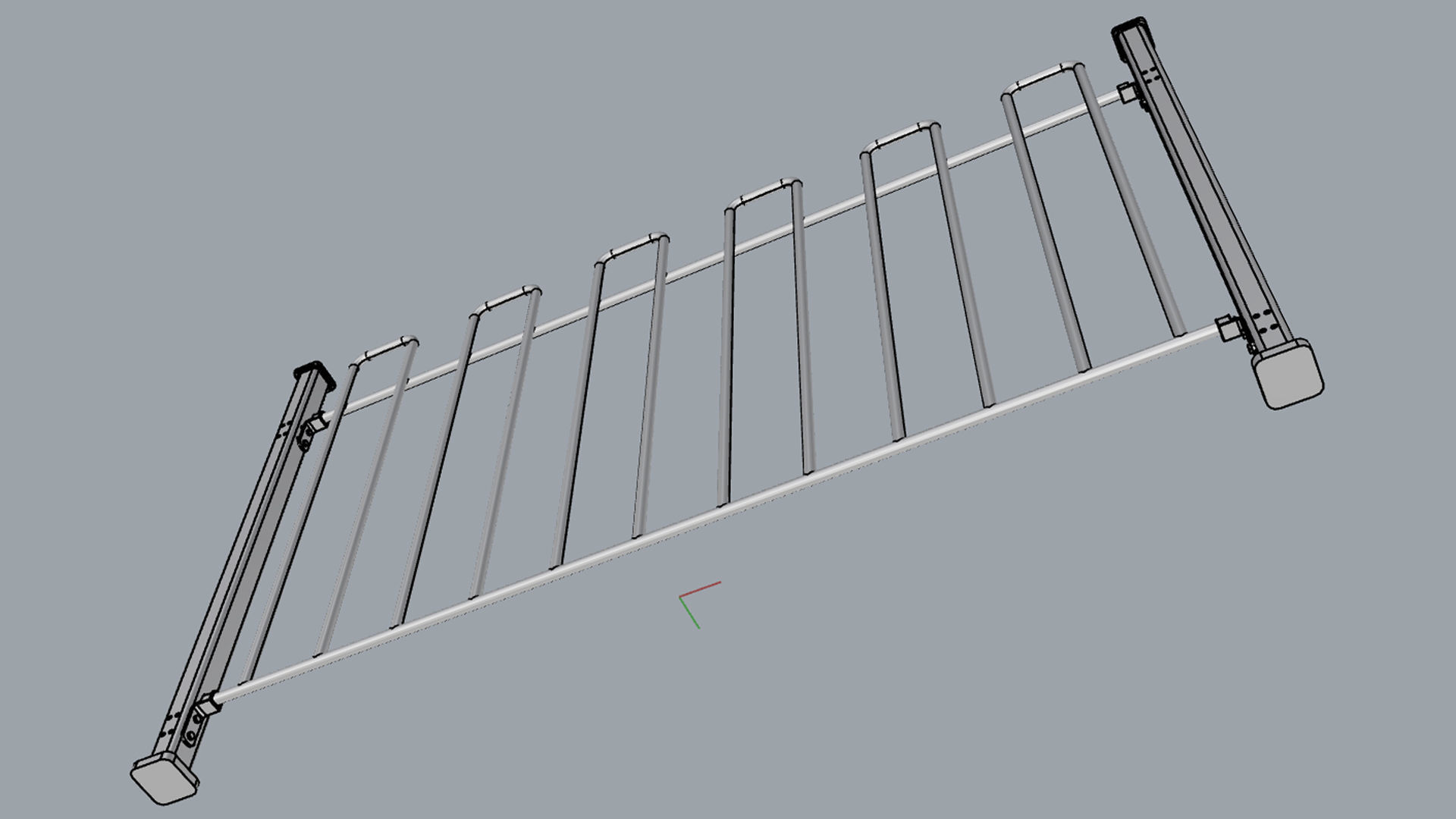 Fence Metal 02 3D model_19
