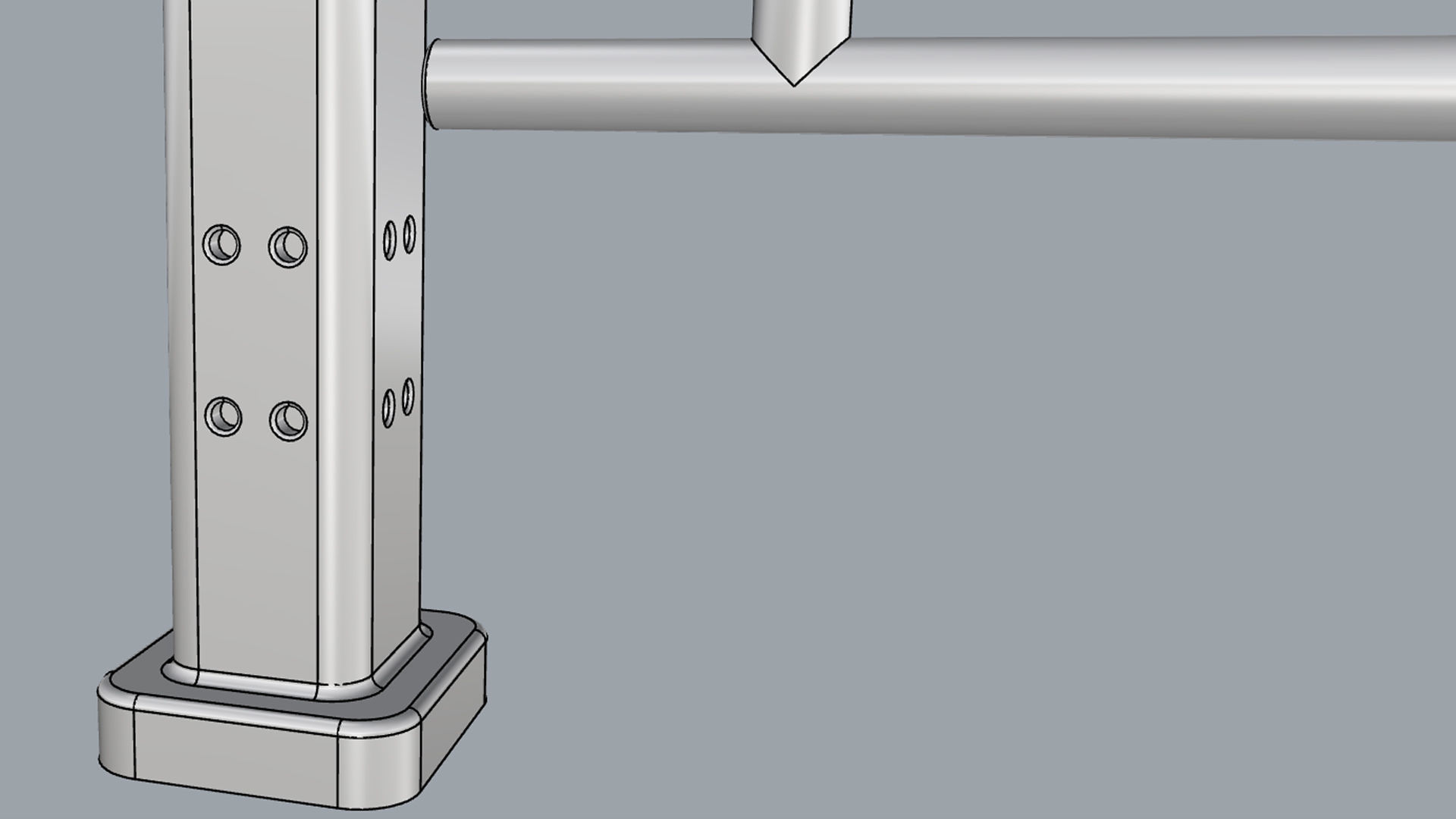 Fence Metal 02 3D model_22