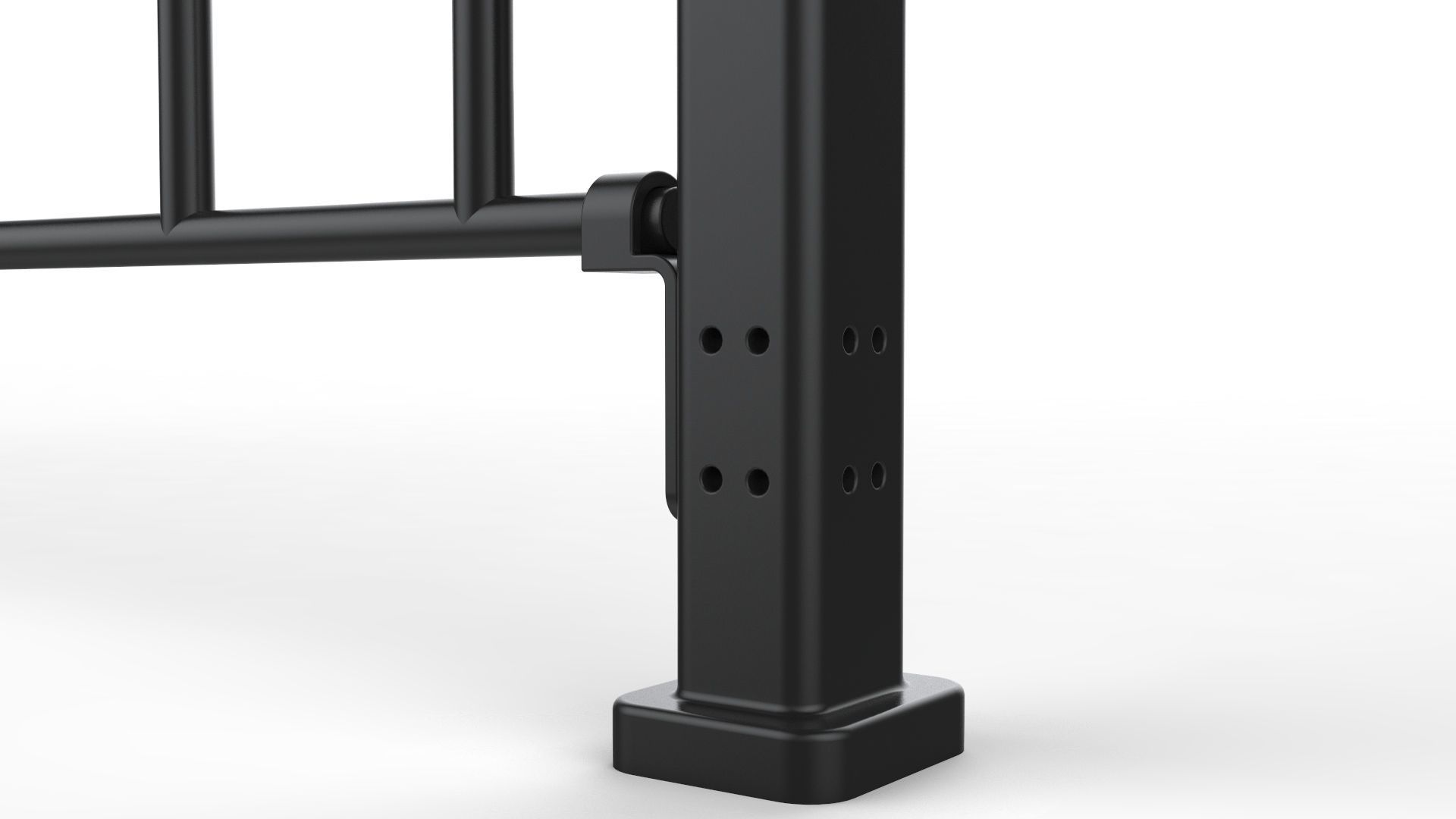 Fence Metal 02 3D model_1