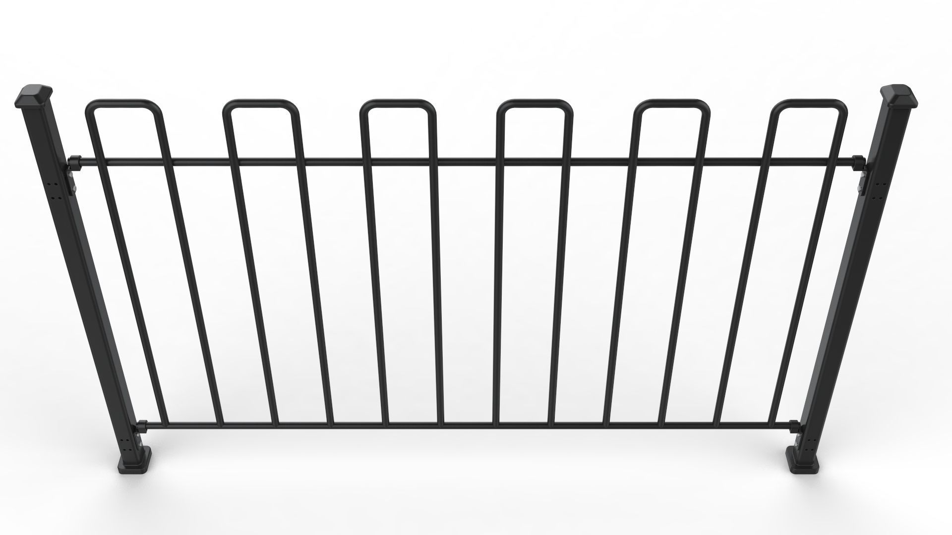 Fence Metal 02 3D model_13