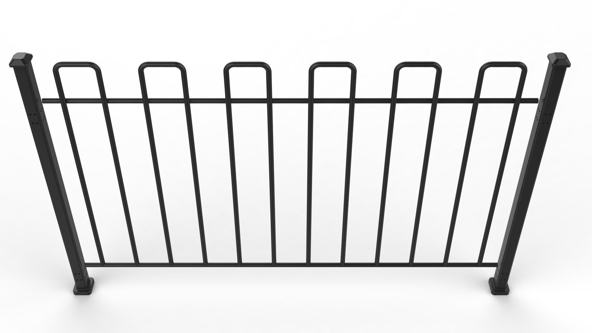 Fence Metal 02 3D model_14