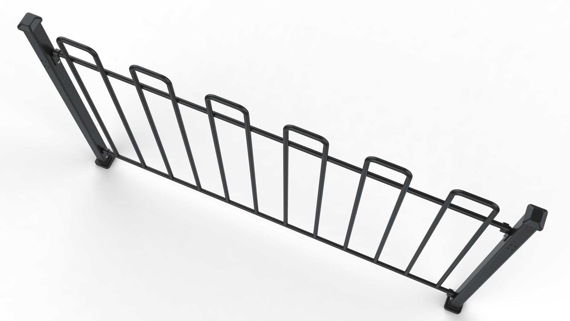 Fence Metal 02 3D model_4