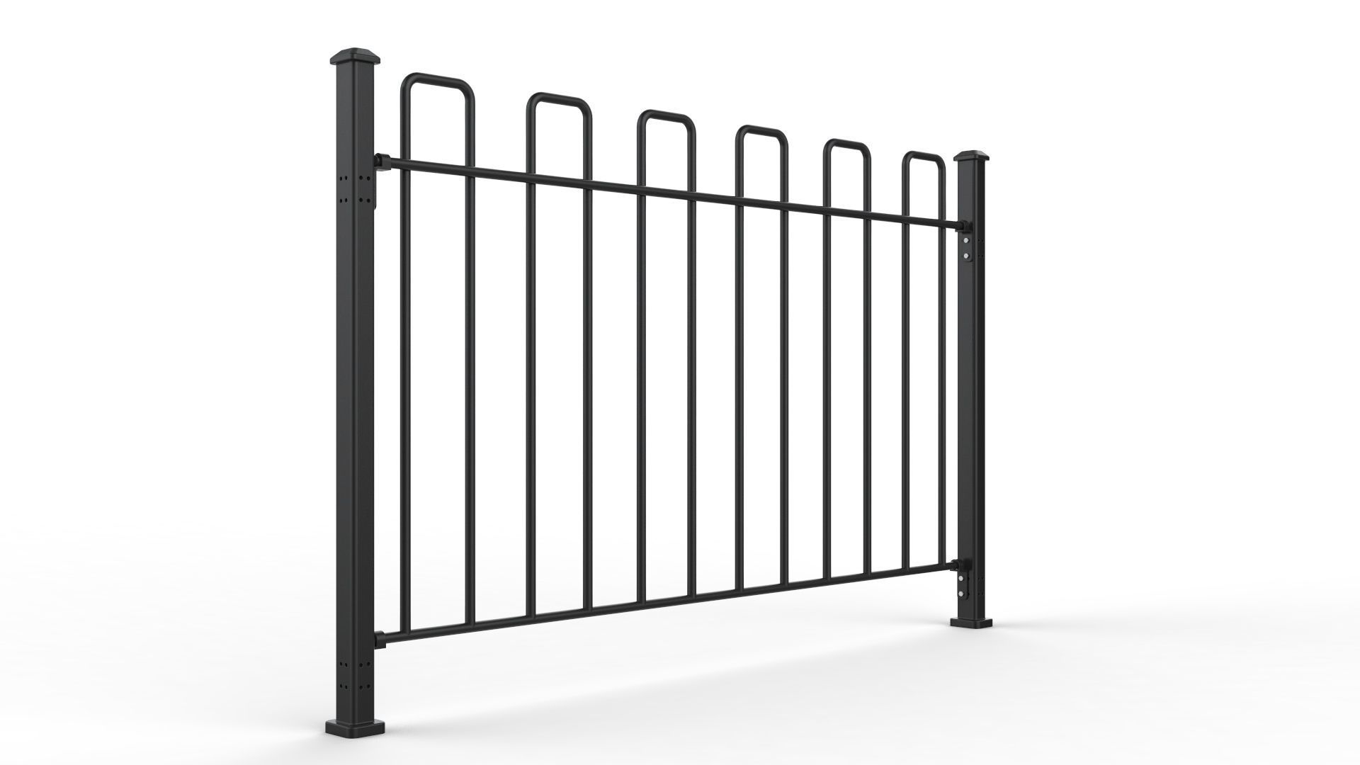 Fence Metal 02 3D model_10
