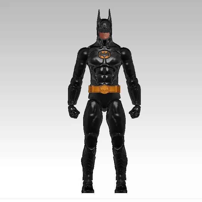 Batman Michael Keaton articulated  action figure 3D model_0