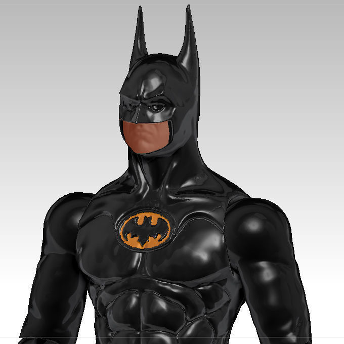 Batman Michael Keaton articulated  action figure 3D model_2