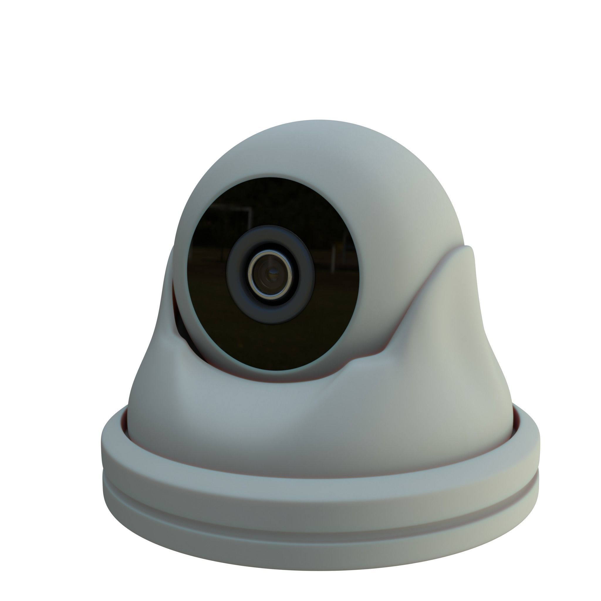 Security Camera Low-poly 3D model_1