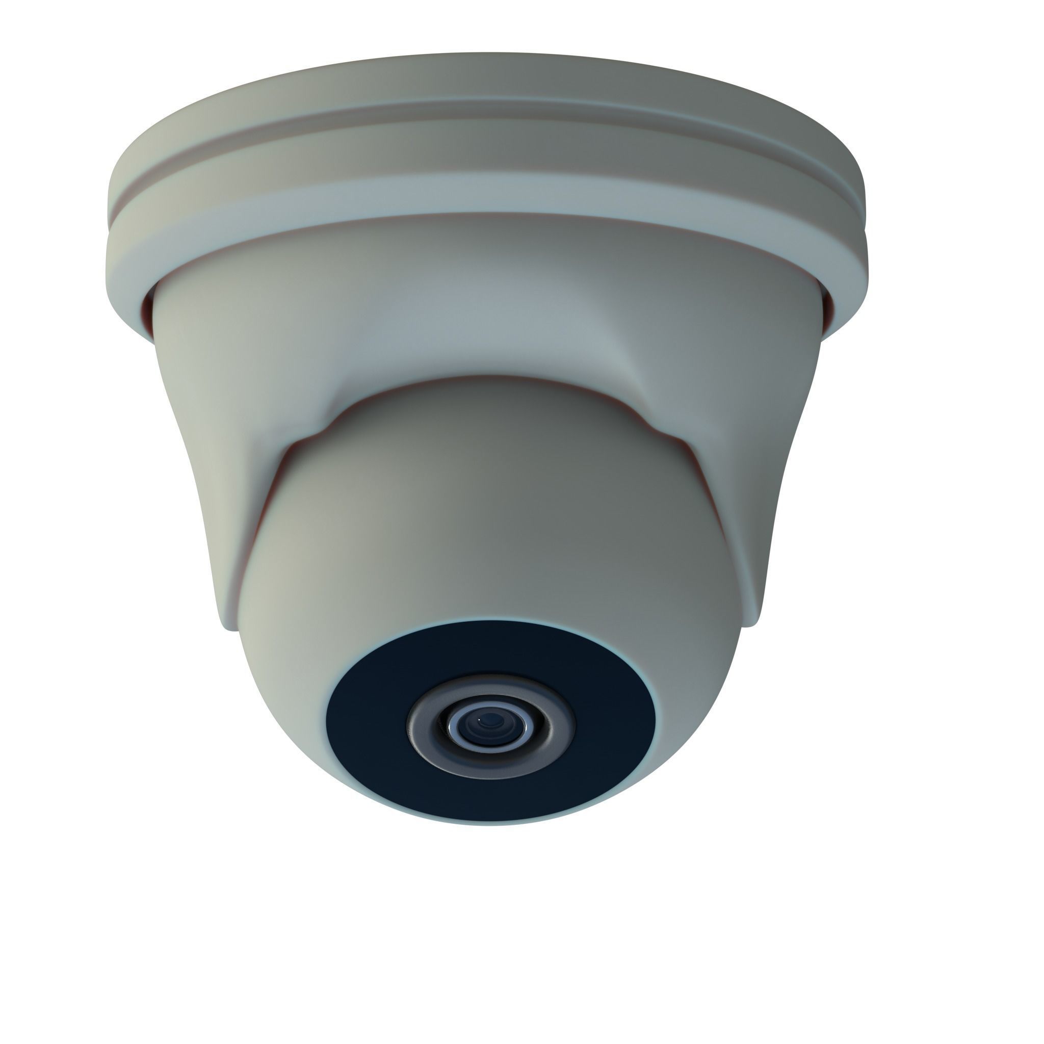 Security Camera Low-poly 3D model_4