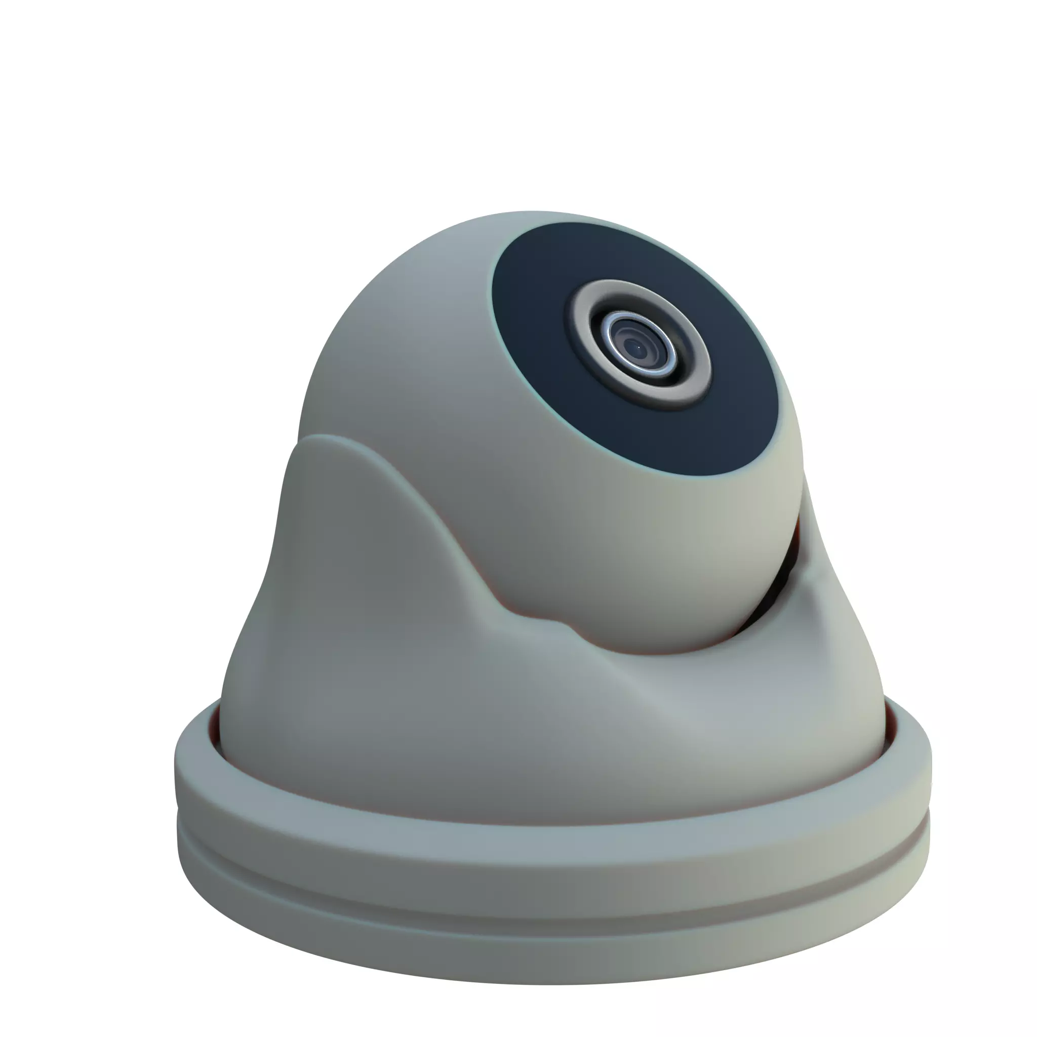 Security Camera Low-poly 3D model_0