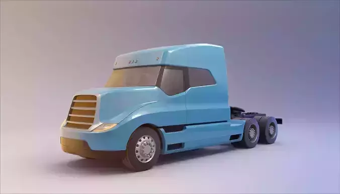 Kamaz truck future 3D model