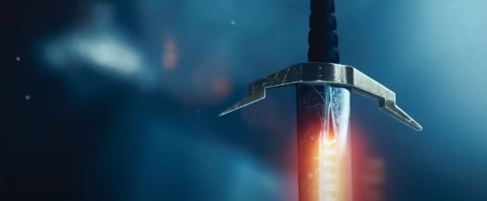 Medieval Sword 3D model_2