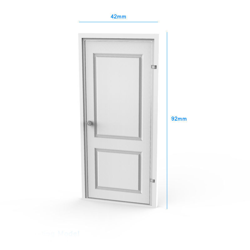 Internal Door 3D print model_2